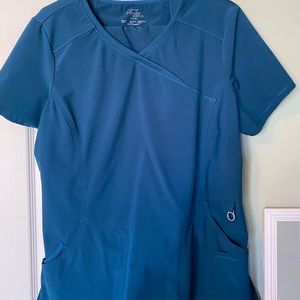 Cherokee Infinity Caribbean Blue scrub set size L